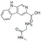 glycinamide-beta-carboline-3-carboxylate methyl ester Structure