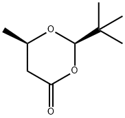(2R,6R)-2-TERT-BUTYL-6-METHYL-1,3-DIOXAN-4-ONE 化学構造式
