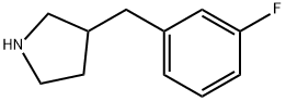 3-(3-fluorobenzyl)pyrrolidine Structure