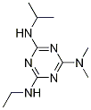 N4-ethyl-N2,N2-diMethyl-N6-(propan-2-yl)-1,3,5-triazine-2,4,6-triaMine 结构式