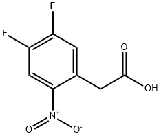 2-(4,5-Difluoro-2-nitrophenyl)acetic acid Structure
