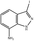 7-氨基-3-碘吲唑, 1000340-82-8, 结构式