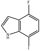 1H-Indole, 4-fluoro-7-iodo- Struktur