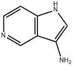 1H-ピロロ[3,2-C]ピリジン-3-アミン 化学構造式