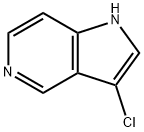 1H-Pyrrolo[3,2-c]pyridine, 3-chloro- Struktur