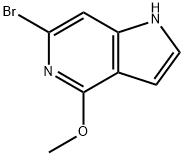 1H-Pyrrolo[3,2-c]pyridine, 6-broMo-4-Methoxy- Structure