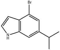 1H-Indole, 4-broMo-6-(1-Methylethyl)-|4-溴-6-异丙基吲哚