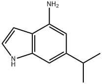 1H-Indol-4-aMine, 6-(1-Methylethyl)- Struktur