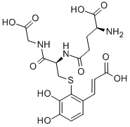 2-S-glutathionylcaffeic acid 结构式
