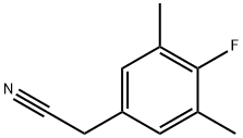 4-Fluoro-3,5-dimethylphenylacetonitrile Structure