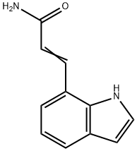 (E)-3-(1H-indol-7-yl)acrylaMide 结构式