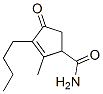 2-Cyclopentene-1-carboxamide,  3-butyl-2-methyl-4-oxo- 结构式