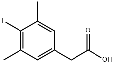 4-Fluoro-3,5-dimethylphenylaceticacid Structure