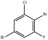 2,5-ジブロモ-3-フルオロクロロベンゼン 化学構造式