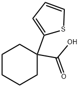 1-(Thiophen-2-yl)cyclohexanecarboxylic acid Structure