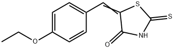 5-(4-乙氧基-苯亚甲基)-2-硫代-四氢噻唑-4-酮,100063-24-9,结构式