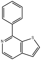 7-フェニル-チエノ[2,3-c]ピリジン 化学構造式