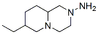 2H-Pyrido[1,2-a]pyrazin-2-amine,7-ethyloctahydro-(9CI),100070-67-5,结构式