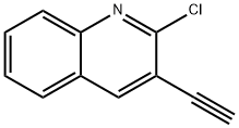 2-CHLORO-3-ETHYNYLQUINOLINE Struktur