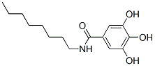 3,4,5-trihydroxy-N-octyl-benzamide Struktur