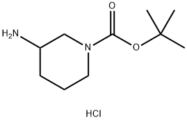 1-N-BOC-3-氨基哌啶柠檬酸盐, 1000796-62-2, 结构式