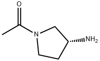 R-1-乙酰基-3-氨基吡咯烷盐酸盐,1000870-09-6,结构式