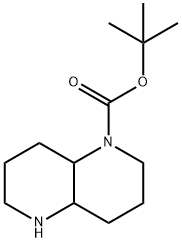 1-BOC-デカヒドロ-1,5-ナフチリジン 化学構造式