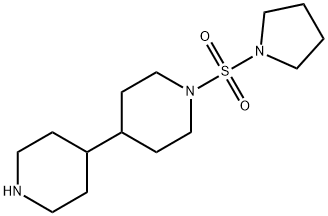 1-(pyrrolidin-1-ylsulfonyl)-4,4'-bipiperidine(SALTDATA: FREE) Struktur