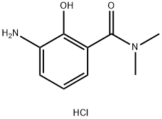 3-氨基-2-羟基-N,N-二甲基苯甲酰胺盐酸盐,1000993-70-3,结构式