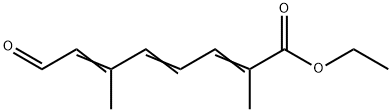 2,4,6-Octatrienoic acid, 2,6-dimethyl-8-oxo-, ethyl ester,1001-20-3,结构式