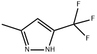 3-甲基-5-三氟甲基吡唑,10010-93-2,结构式