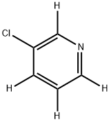3-Chloropyridine-d4,1001003-95-7,结构式