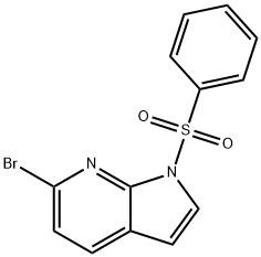 1H-피롤로[2,3-b]피리딘,6-브로모-1-(페닐설포닐)-