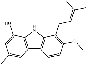 Murrayafoline B,100108-68-7,结构式