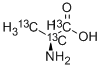 L-アラニン (U-13C3, 98%+) 化学構造式