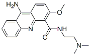 9-Amino-N-(2-(dimethylamino)ethyl)-3-methoxy-4-acridinecarboxamide Structure