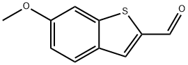 6-METHOXY-1-BENZOTHIOPHENE-2-CARBALDEHYDE Struktur