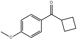 CYCLOBUTYL 4-METHOXYPHENYL KETONE 结构式