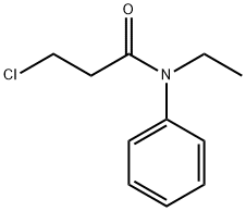 3-chloro-N-ethyl-N-phenylpropanamide Struktur