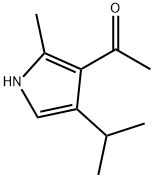 Ethanone, 1-[2-methyl-4-(1-methylethyl)-1H-pyrrol-3-yl]- (9CI) 结构式