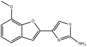 4-(7-Methoxy-1-benzofuran-2-yl)-1,3-thiazol-2-amine Structure