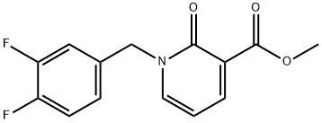 Methyl 1-(3,4-difluorobenzyl)-2-oxo-1,2-dihydropyridine-3-carboxylate|1-(3,4-二氟苄基)-2-氧代-1,2-二氢吡啶-3-羧酸甲酯