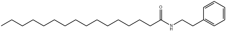 HexadecanaMide, N-(2-phenylethyl)- 结构式