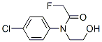 4'-Chloro-2-fluoro-N-(2-hydroxyethyl)acetanilide 结构式