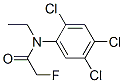 N-Ethyl-2-fluoro-2',4',5'-trichloroacetanilide 结构式