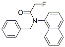 N-Benzyl-2-fluoro-N-(1-naphtyl)acetamide,10016-13-4,结构式