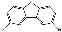 2,8-ジブロモジベンゾフラン 化学構造式