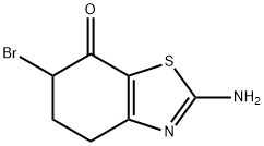 2-AMino-6-broMo-5,6-dihydro-7(4H)-benzothiazolone Structure