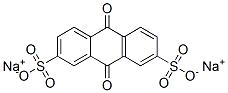 9,10-dihydro-9,10-dioxoanthracene-2,7-disulphonic acid, sodium salt Struktur