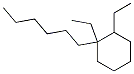 DIETHYLHEXYLCYCLOHEXANE Structure